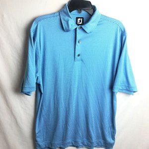 Footjoy FJ Golf Polo Shirt Striped Performance